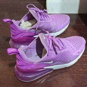 Purple Nike Airmax 270 Sneakers Size 5.5Y